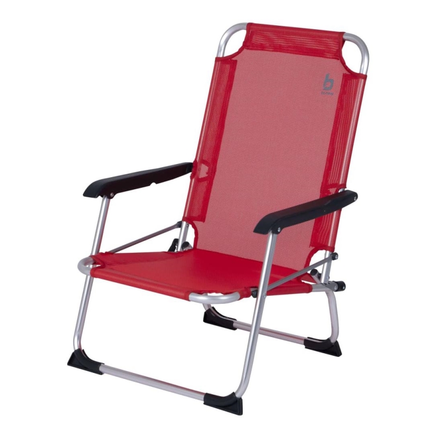 Opvouwbare campingstoel rood