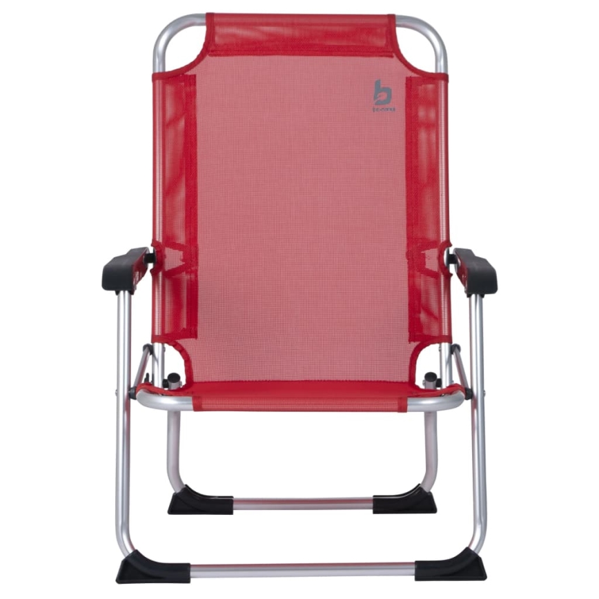Opvouwbare campingstoel rood