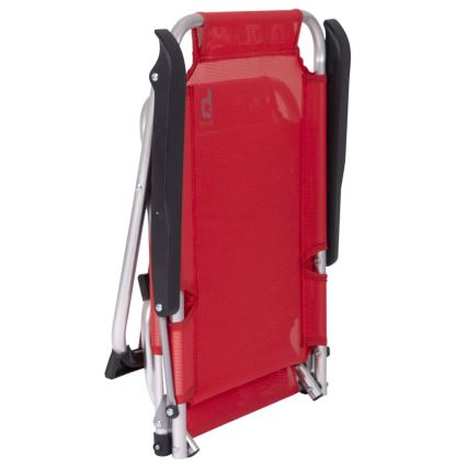 Opvouwbare campingstoel rood
