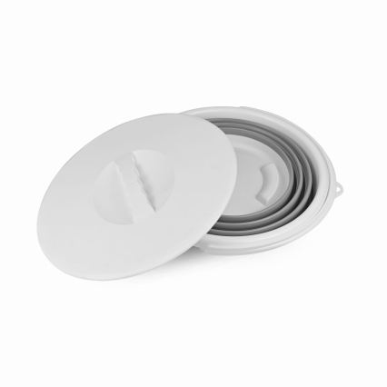 Opvouwbare emmer met deksel, 10 l