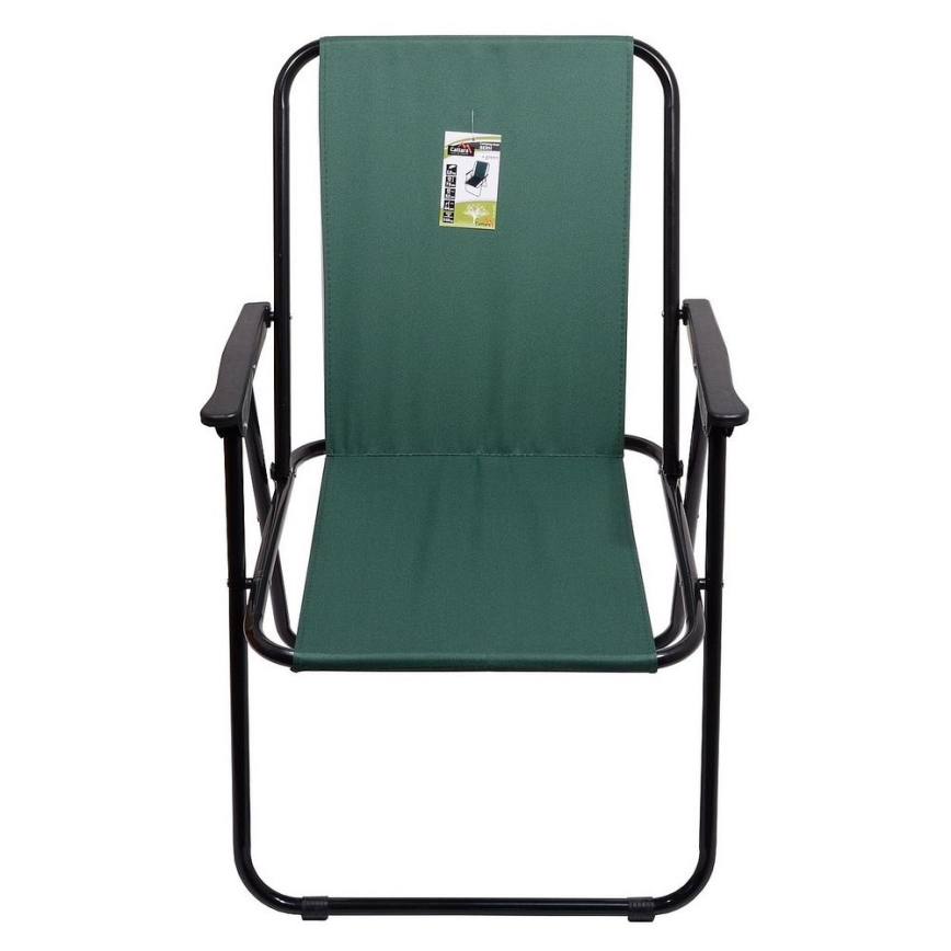 Opvouwbare campingstoel groen