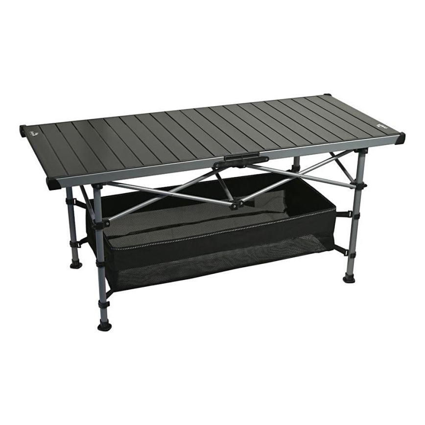 Opvouwbare kampeertafel 123x55cm antraciet