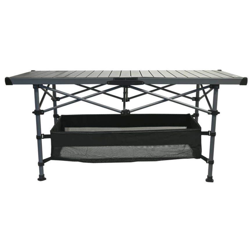Opvouwbare kampeertafel 123x55cm antraciet