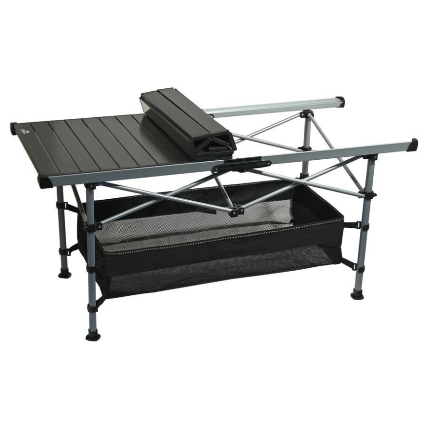 Opvouwbare kampeertafel 123x55cm antraciet