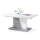 Opvouwbare salon-/eettafel met hefdak NINO wit/grijs beton