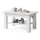 Opvouwbare salontafel met een plank ADONIS wit