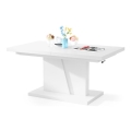 Opvouwbare salontafel met hefdak NINO wit