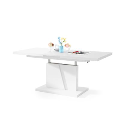 Opvouwbare salontafel met hefdak NINO wit