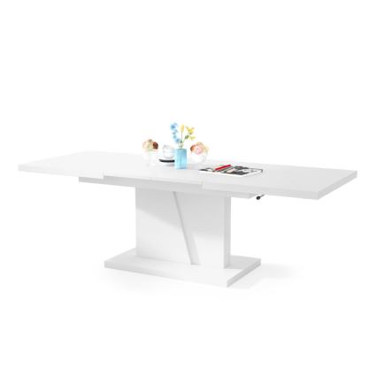 Opvouwbare salontafel met hefdak NINO wit