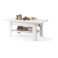 Opvouwbare salontafel met hefdak ROY wit