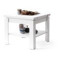 Opvouwbare salontafel met plank LIA wit