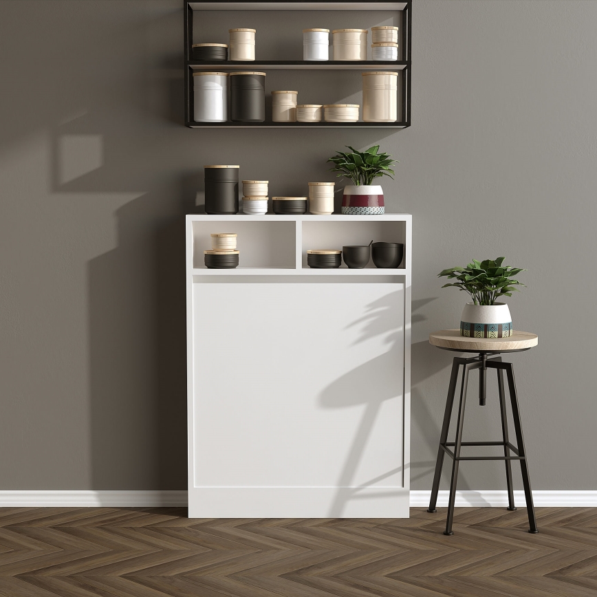Opvouwbare tafel BRACKED 96x70 cm wit