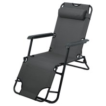 Opvouwbare verstelbare stoel antraciet