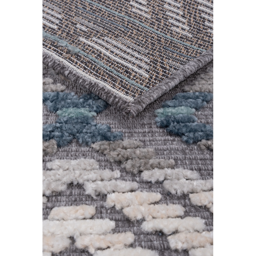 Oriëntaals tapijt NEPAL 160x230 cm blauw/grijs