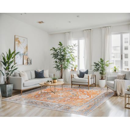 Oriëntaals vloerkleed DOVE-VINTAGE 120x170 cm 2600 g/m² oranje