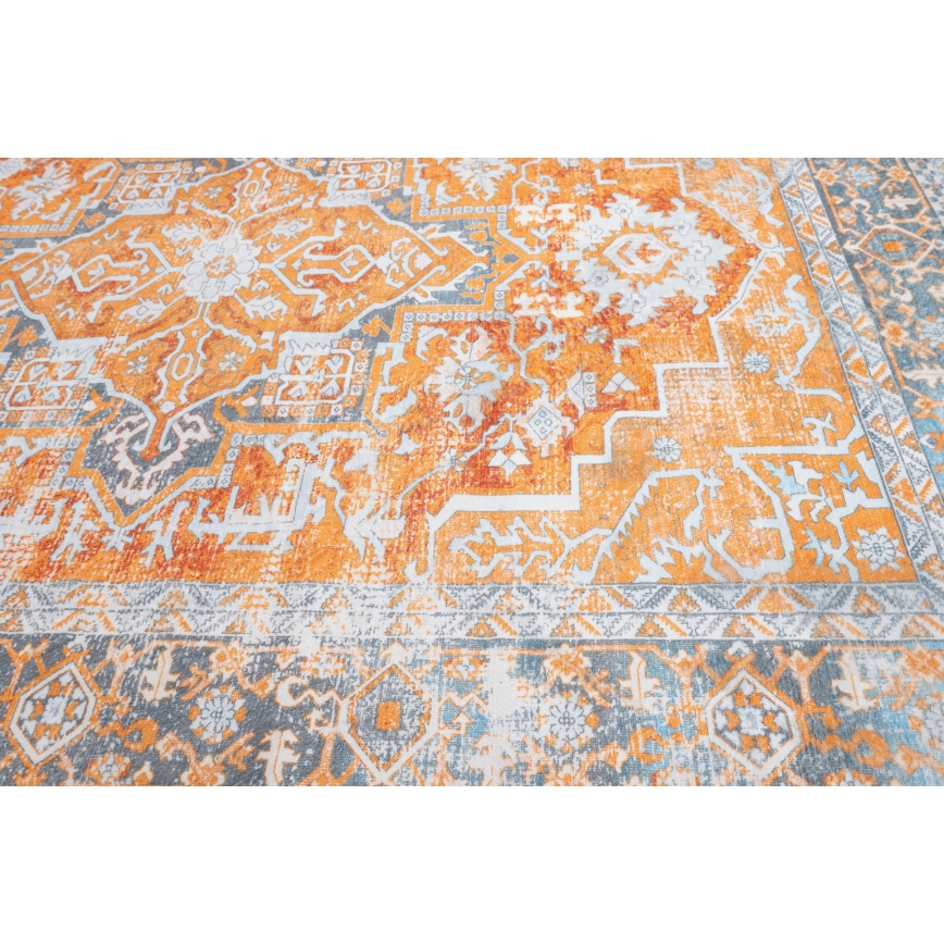 Oriëntaals vloerkleed DOVE-VINTAGE 120x170 cm 2600 g/m² oranje