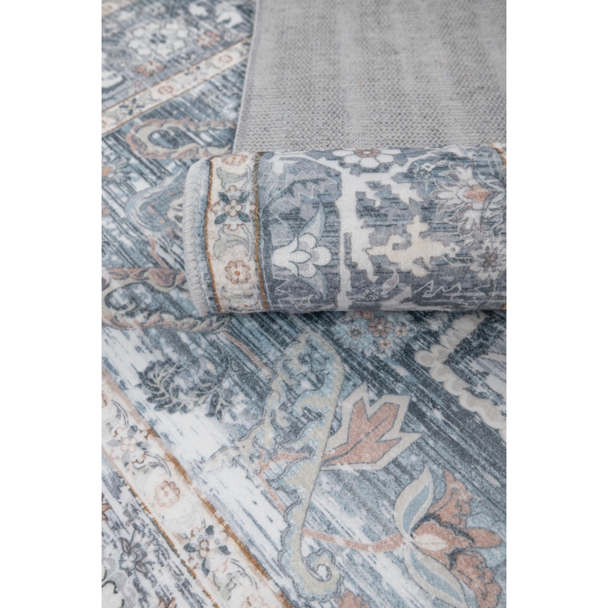 Oriëntaals vloerkleed DOVE-VINTAGE 160x220 cm 2600 g/m2 grijs