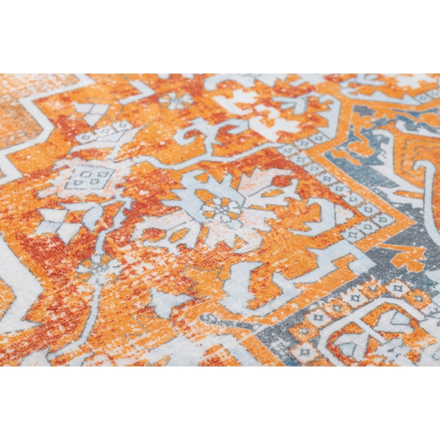 Oriëntaals vloerkleed DOVE-VINTAGE 160x220 cm 2600 g/m2 oranje