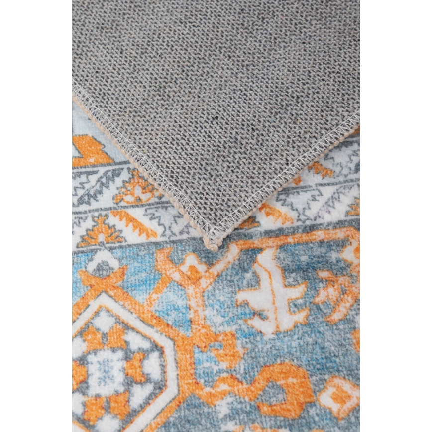 Oriëntaals vloerkleed DOVE-VINTAGE 160x220 cm 2600 g/m2 oranje