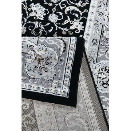 Oriëntaals vloerkleed GRECE 120x170 cm 2150 g/m2 zwart/grijs/wit