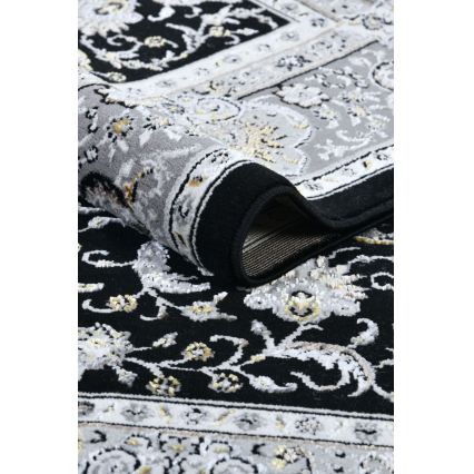 Oriëntaals vloerkleed GRECE 120x170 cm 2150 g/m2 zwart/grijs/wit