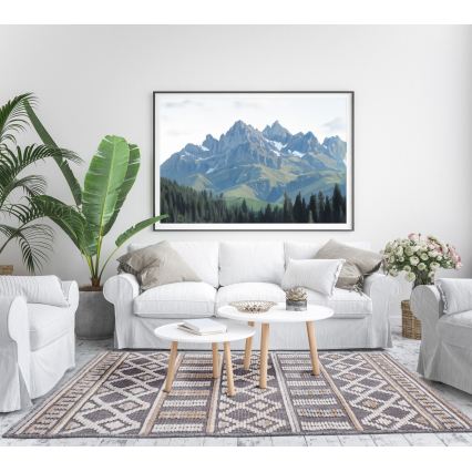 Oriëntaals vloerkleed NEPAL 80x153 cm grijs