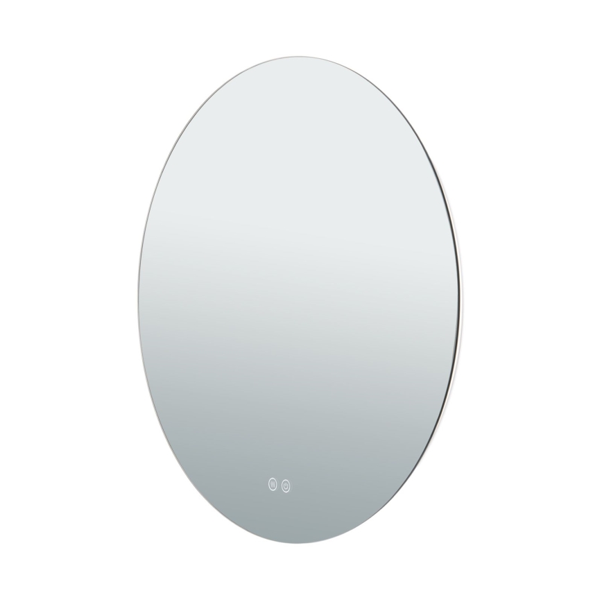 LED Badkamer verwarmde wand spiegel met een achtergrondverlichting FOCUS LED/25W/230V 3000/4200/6000K diameter 60 cm IP44