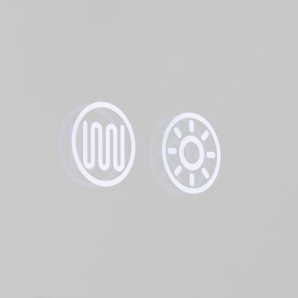 LED-verwarmde wandspiegel voor de badkamer met LED-achterverlichting FRAME LED/48W/230V 3000/4000/6000K 60x45 cm IP44