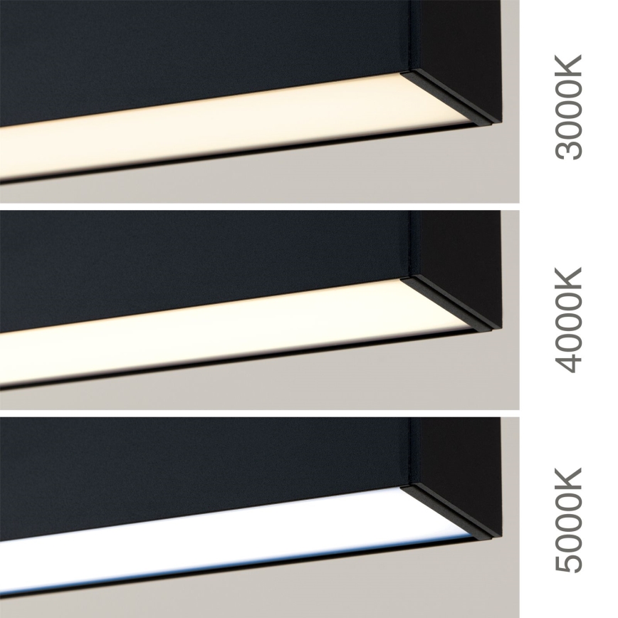 LED plafond- en hanglamp 2-in-1 PALKKI LED/38W/230V 3000/4000/5000K zwart