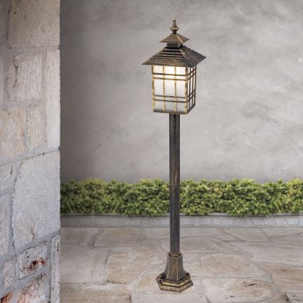 Buitenlamp KIKO 1xE27/11W/230V IP44 brons/patina