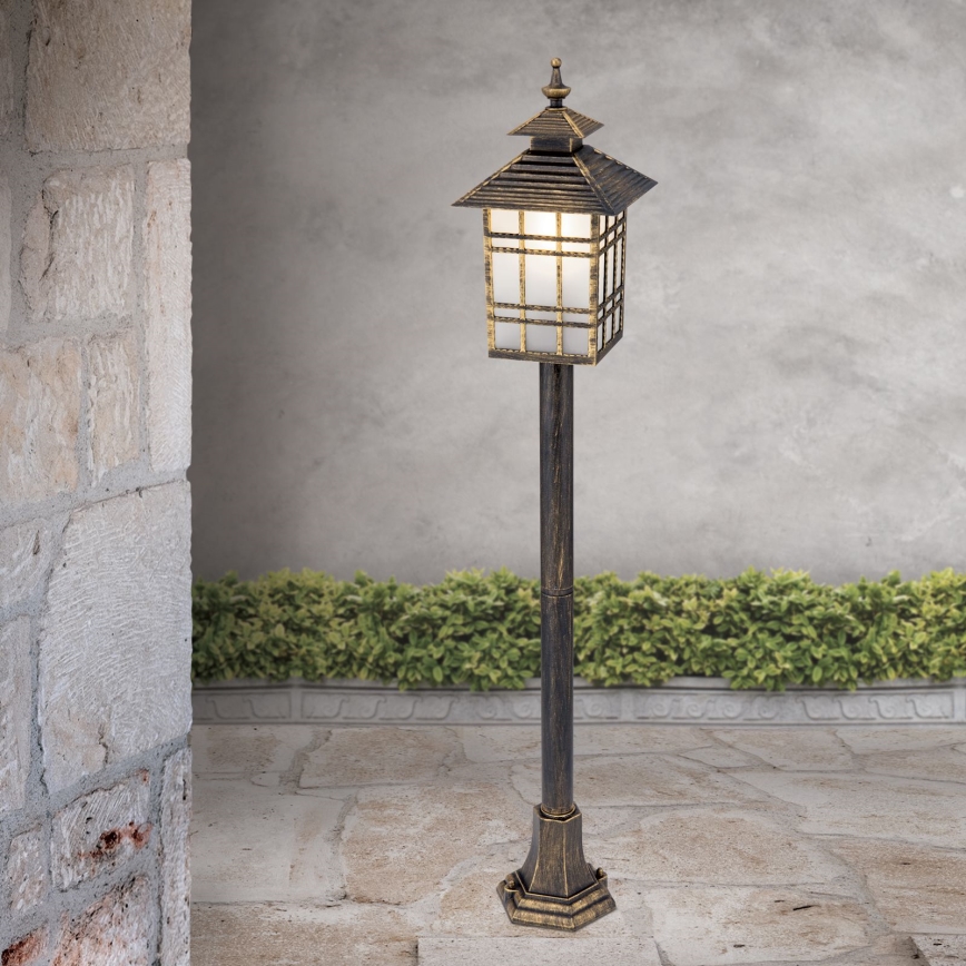 Buitenlamp KIKO 1xE27/11W/230V IP44 brons/patina