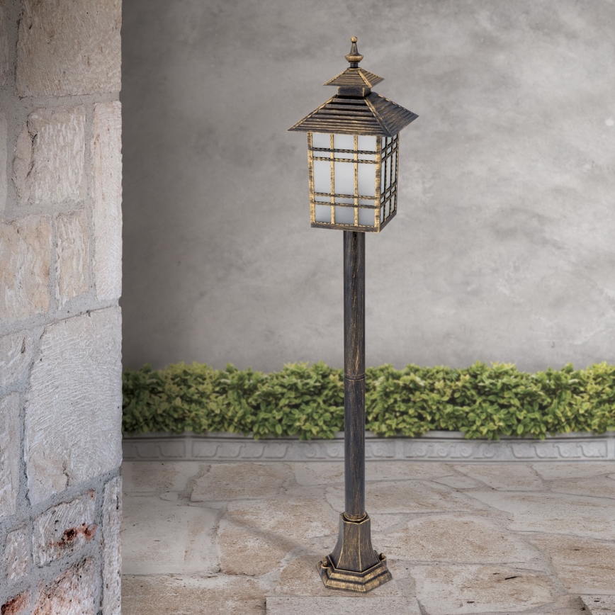 Buitenlamp KIKO 1xE27/11W/230V IP44 brons/patina