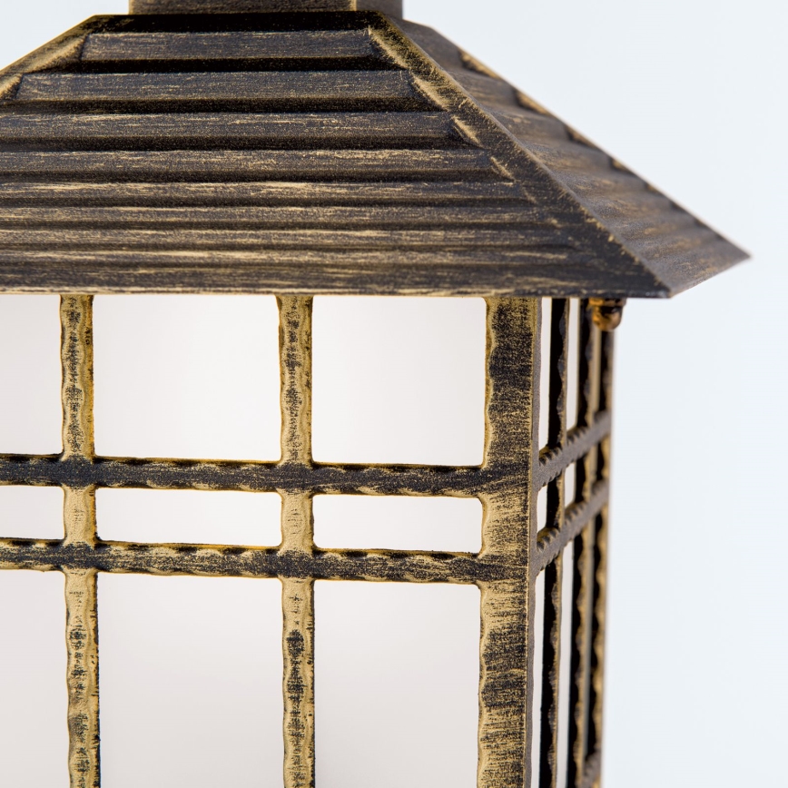 Buitenlamp KIKO 1xE27/11W/230V IP44 brons/patina