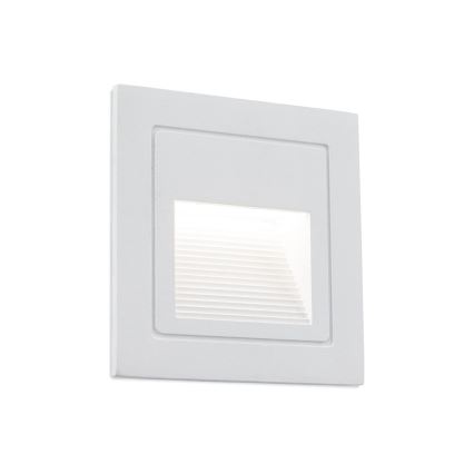 LED Inbouw lamp LORO LED/2W/230V IP65 wit