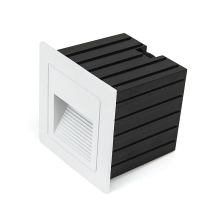 LED Inbouw lamp LORO LED/2W/230V IP65 wit