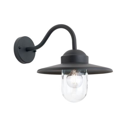 Buitenwandlamp EDWARD 1x E27/60W/230V IP44 antraciet