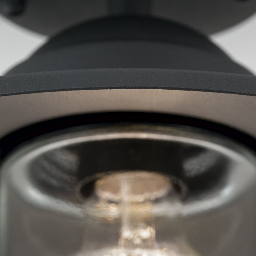 Buiten opbouwlamp EDWARD 1xE27/60W/230V IP44 antraciet