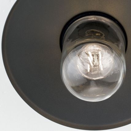 Buiten opbouwlamp EDWARD 1xE27/60W/230V IP44 antraciet