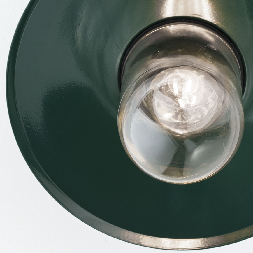Hanglamp voor buiten EDWARD 1xE27/60W/230V IP44 groen