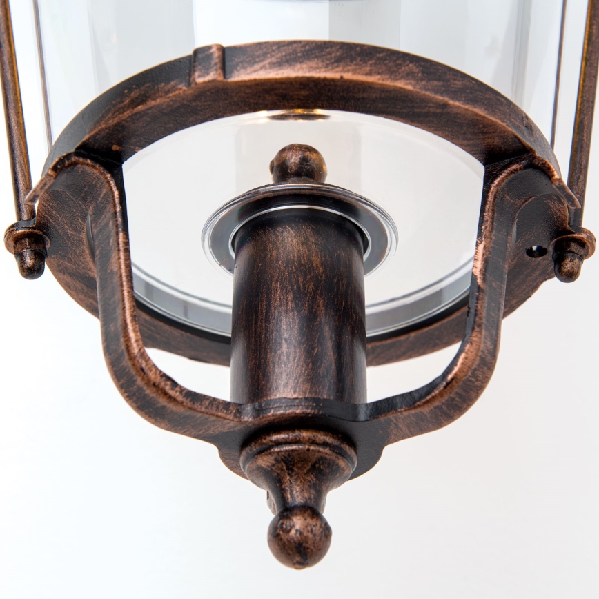 Buiten wandlamp KENZO 1xE27/100W/230V IP44 brons/patina