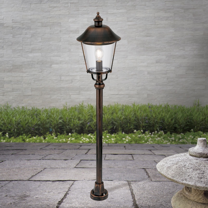 Buitenlamp KENZO 1xE27/100W/230V IP44 brons/patina