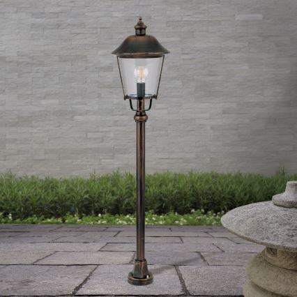 Buitenlamp KENZO 1xE27/100W/230V IP44 brons/patina