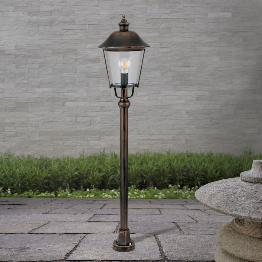 Buitenlamp KENZO 1xE27/100W/230V IP44 brons/patina