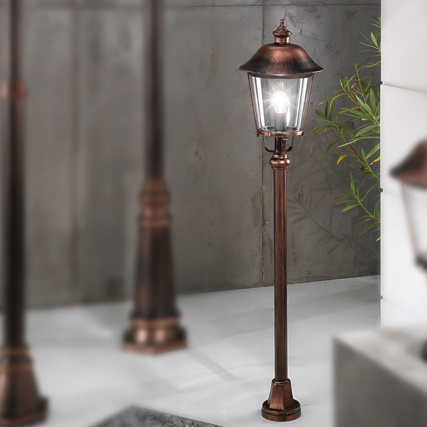 Buitenlamp KENZO 1xE27/100W/230V IP44 brons/patina