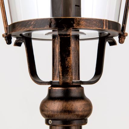 Buitenlamp KENZO 1xE27/100W/230V IP44 brons/patina