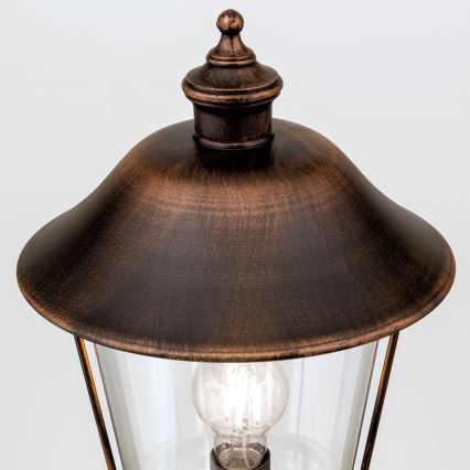 Buitenlamp KENZO 1xE27/100W/230V IP44 brons/patina
