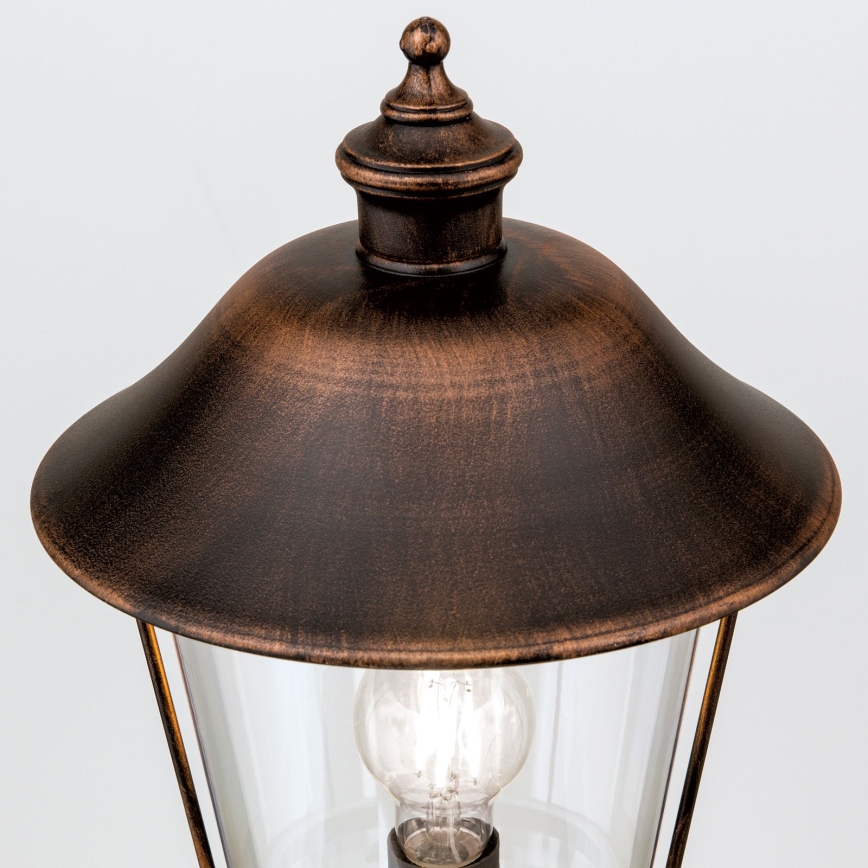 Buitenlamp KENZO 1xE27/100W/230V IP44 brons/patina