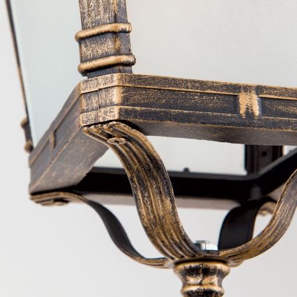 Buitenhanglamp AIKO 1xE27/60W/230V IP23 brons/patina