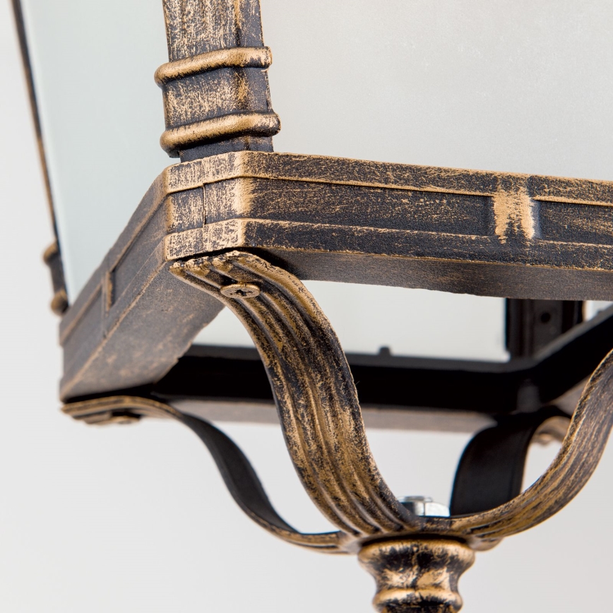 Buitenhanglamp AIKO 1xE27/60W/230V IP23 brons/patina