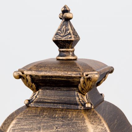 Buitenlamp AIKO 1xE27/60W/230V 59 cm IP23 brons/patina